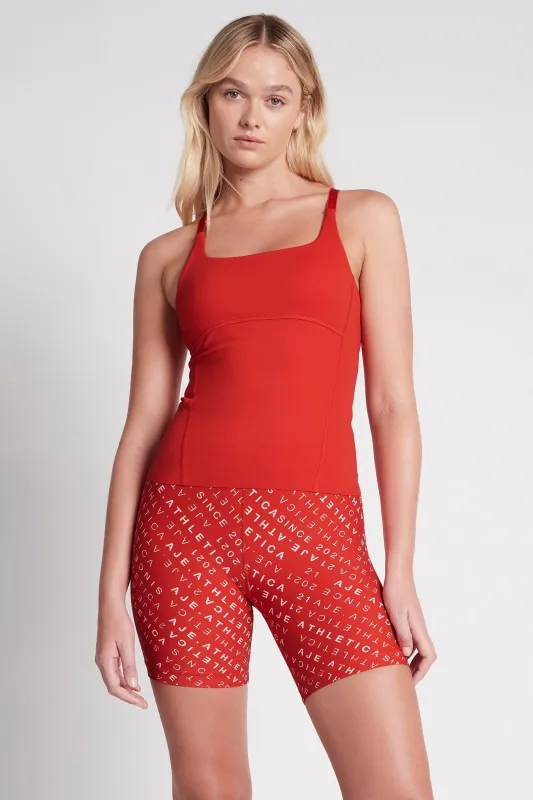 Cropped Adjustable Strap Racerback Tank 117 sold by Aje