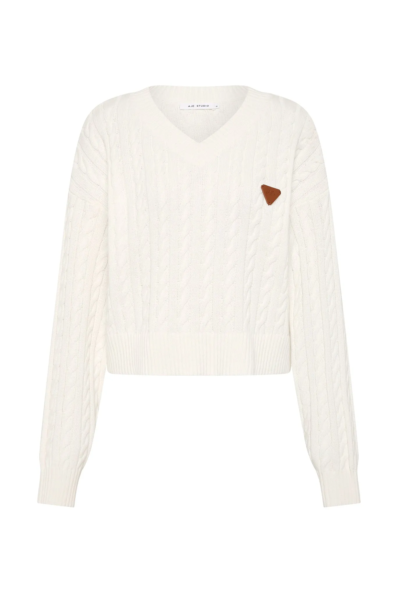 Naia Cropped Cable Knit sold by Aje product image thumbnail 2