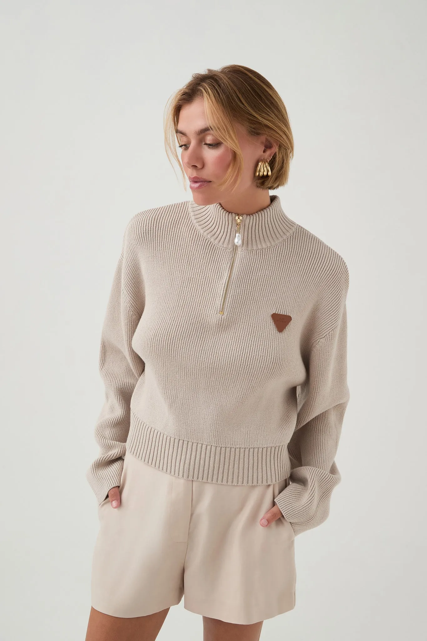 Naia 1/4 Zip Knit sold by Aje product image thumbnail 5