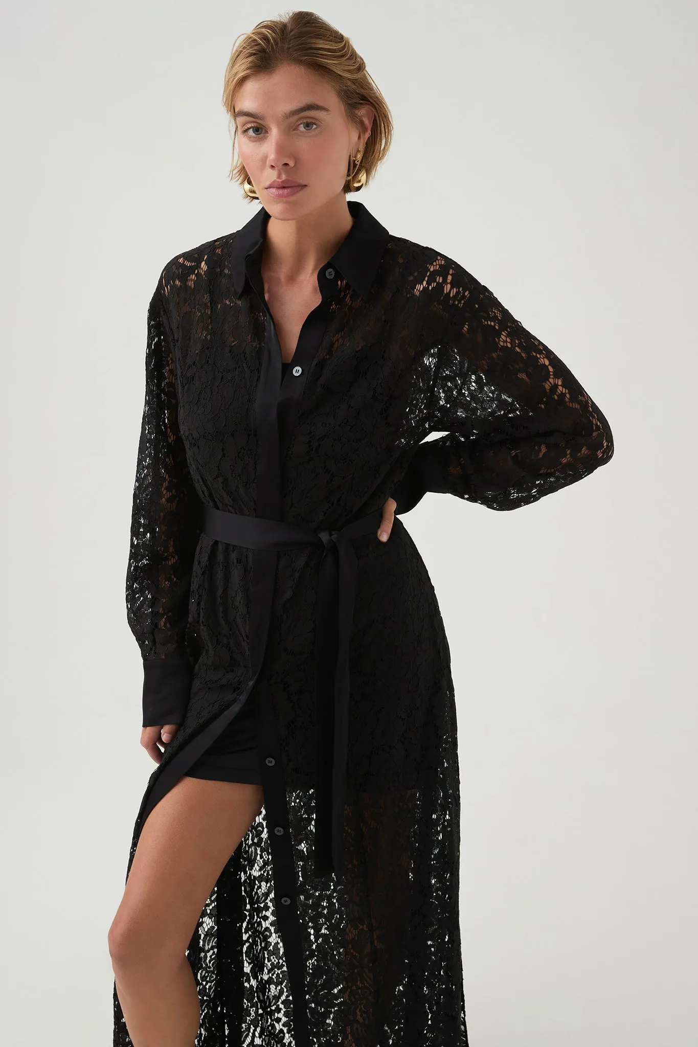 Kosmo Maxi Shirt Dress sold by Aje product image thumbnail 5