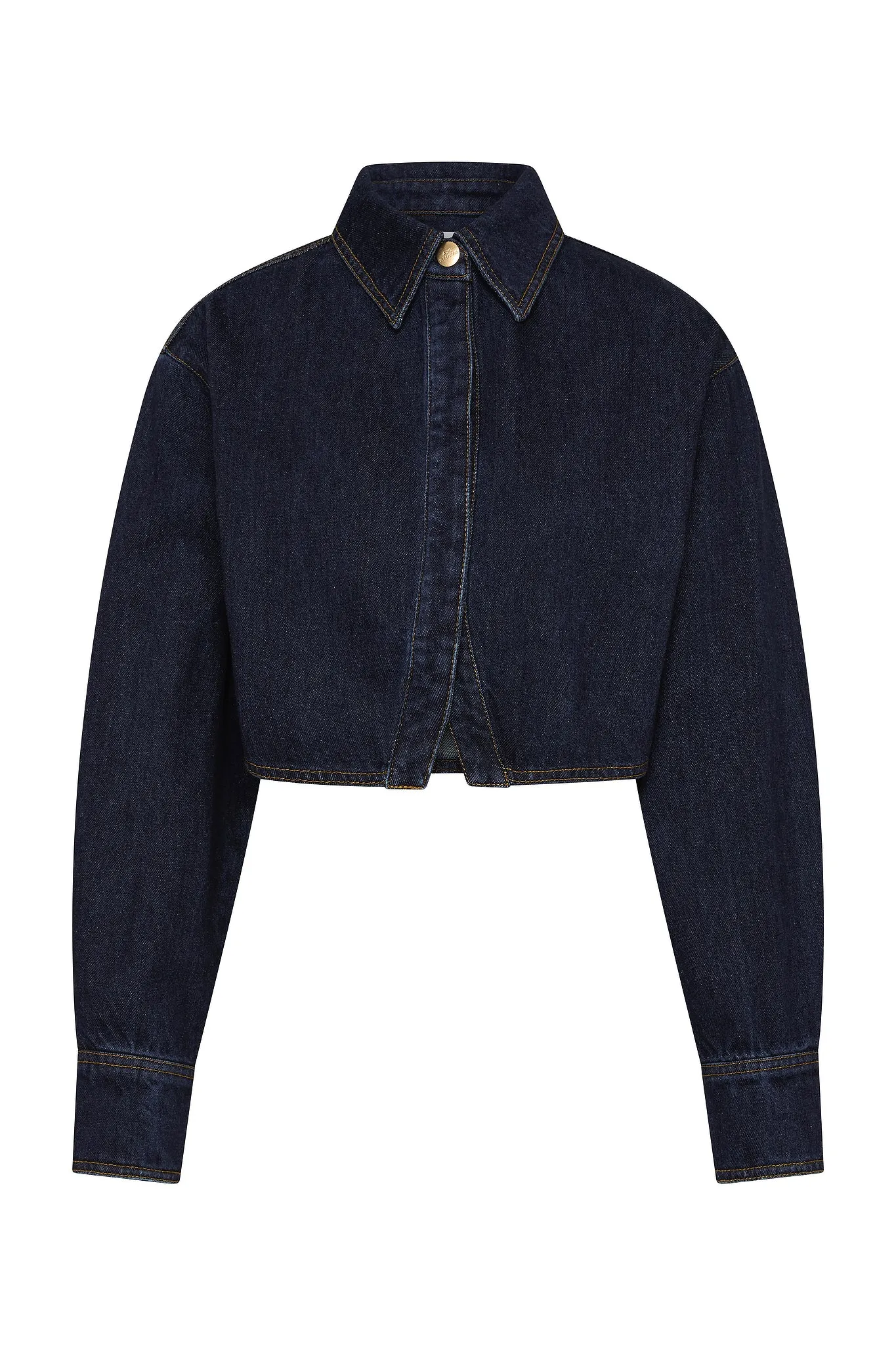 Junee Cropped Denim Shirt sold by Aje product image thumbnail 2