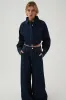 Junee Cropped Denim Shirt sold by Aje