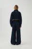 Junee Cropped Denim Shirt sold by Aje