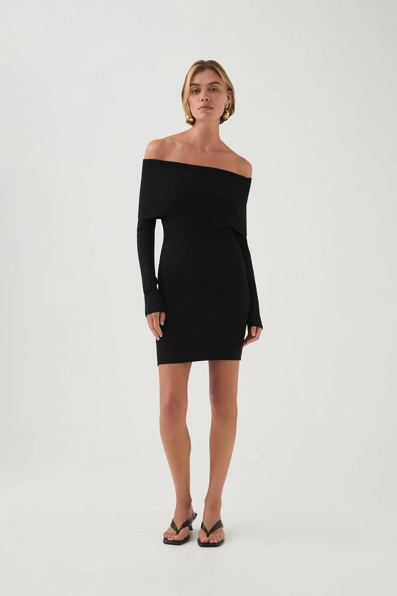 Deia Off Shoulder Long Sleeve Dress sold by Aje product image thumbnail 2