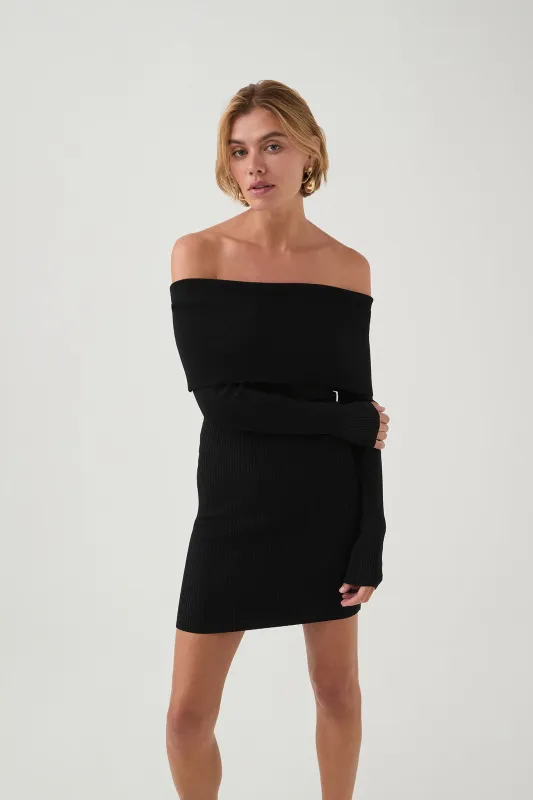 Deia Off Shoulder Long Sleeve Dress made by Aje