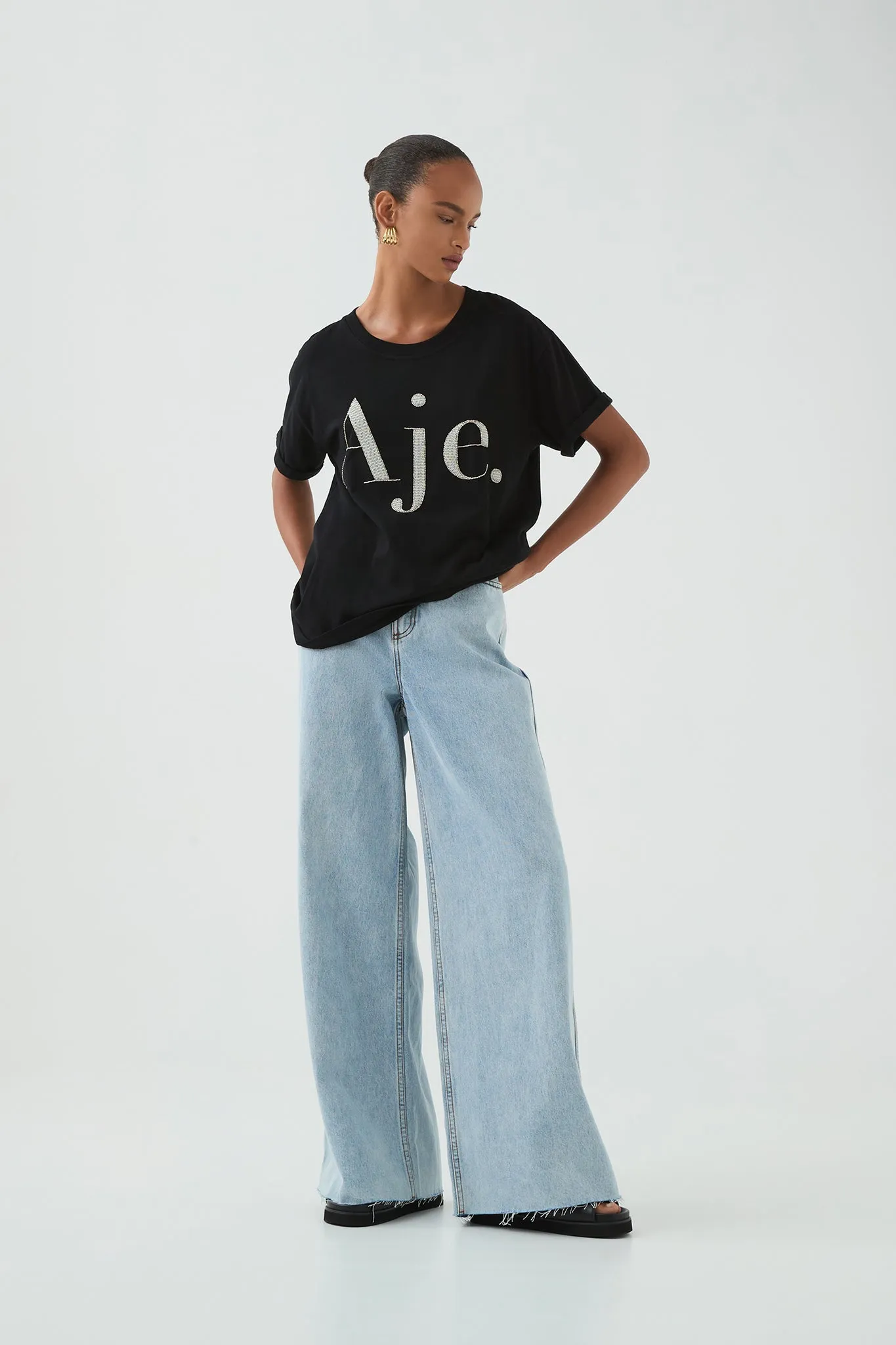 Tessa Logo Tee sold by Aje product image thumbnail 3