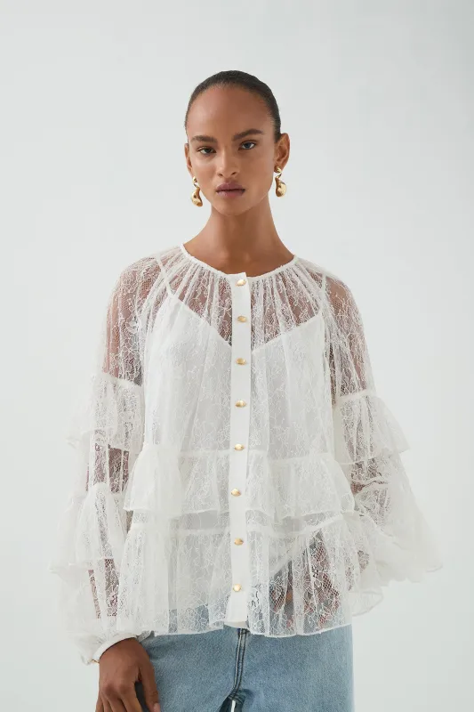 Primrose Blouse made by Aje