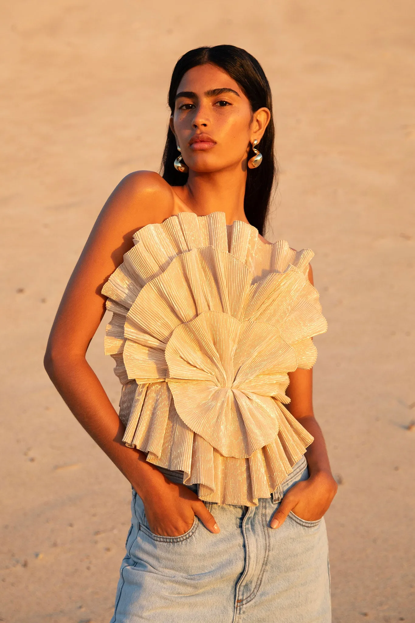 Kyra Bustier sold by Aje