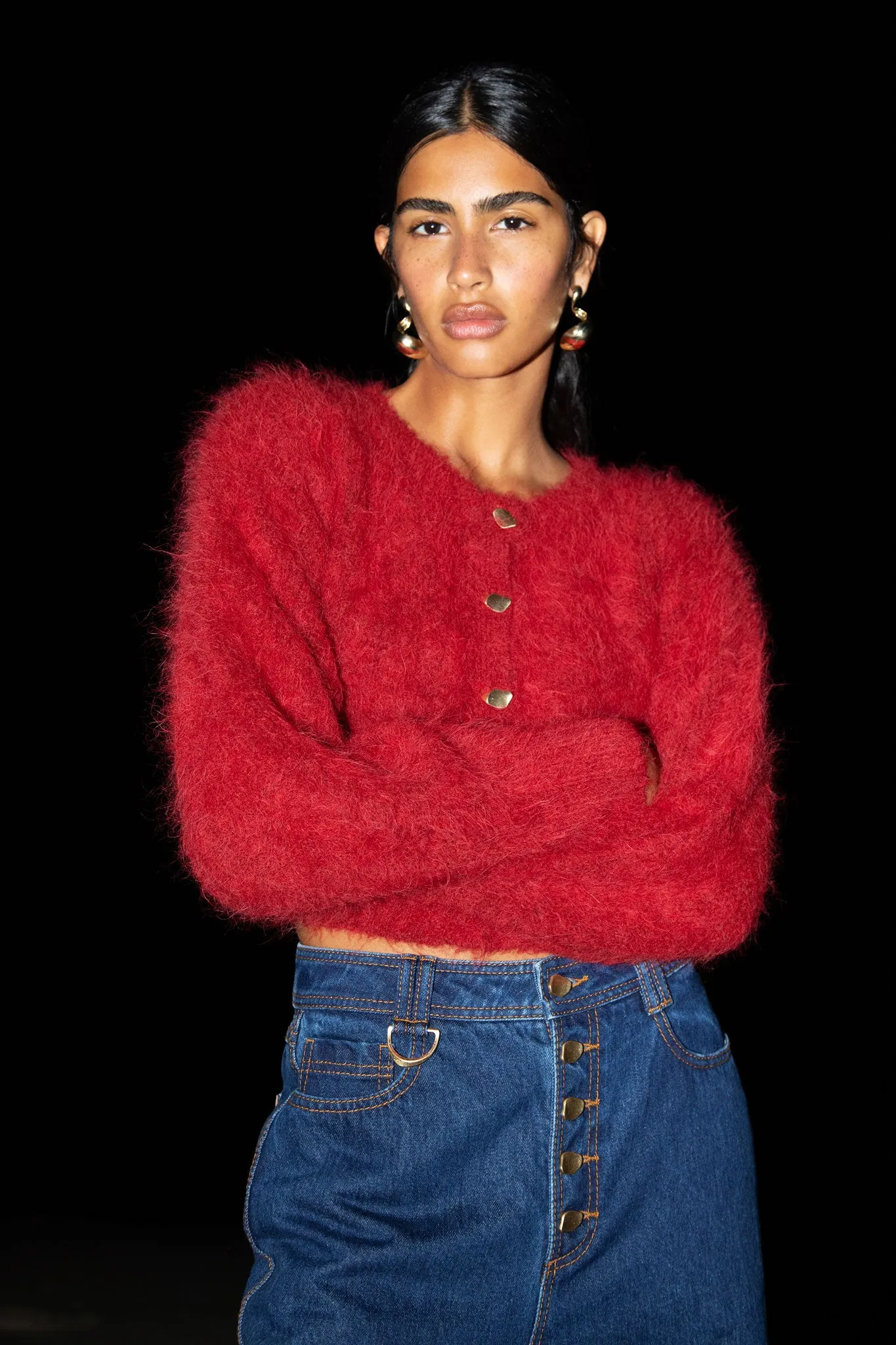 Celine Fluffy Cardigan sold by Aje product image thumbnail 3