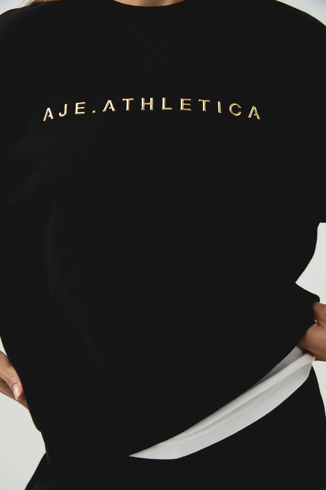 Gold Logo Crew 401 sold by Aje product image thumbnail 5