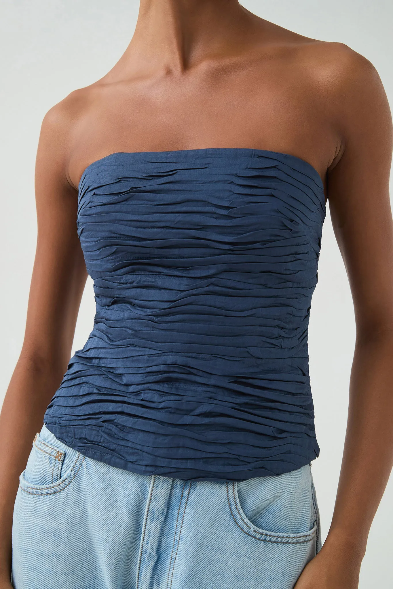 Sunbeam Ruched Bustier sold by Aje product image thumbnail 5