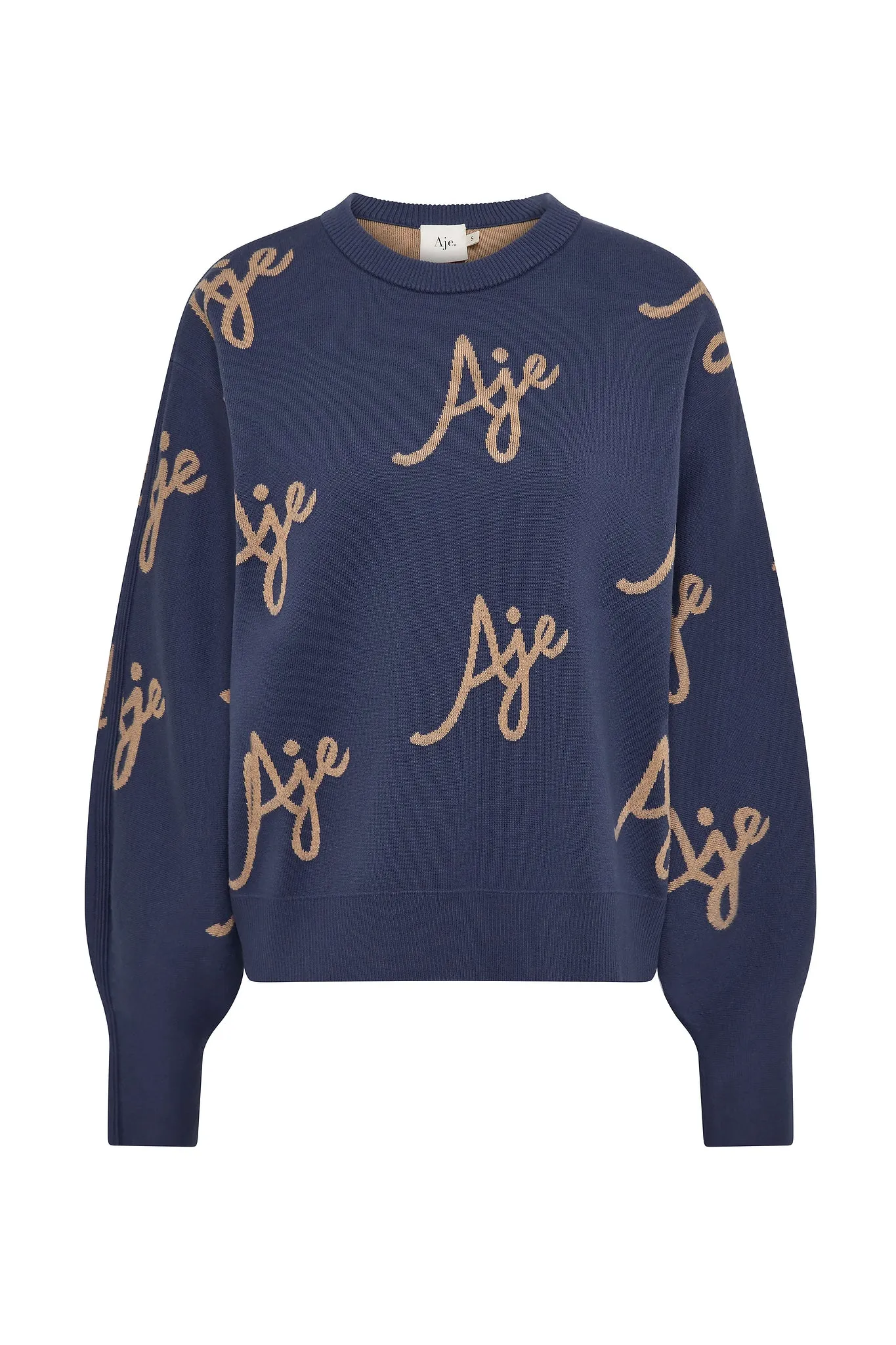 Liza Logo Knit Jumper sold by Aje product image thumbnail 2