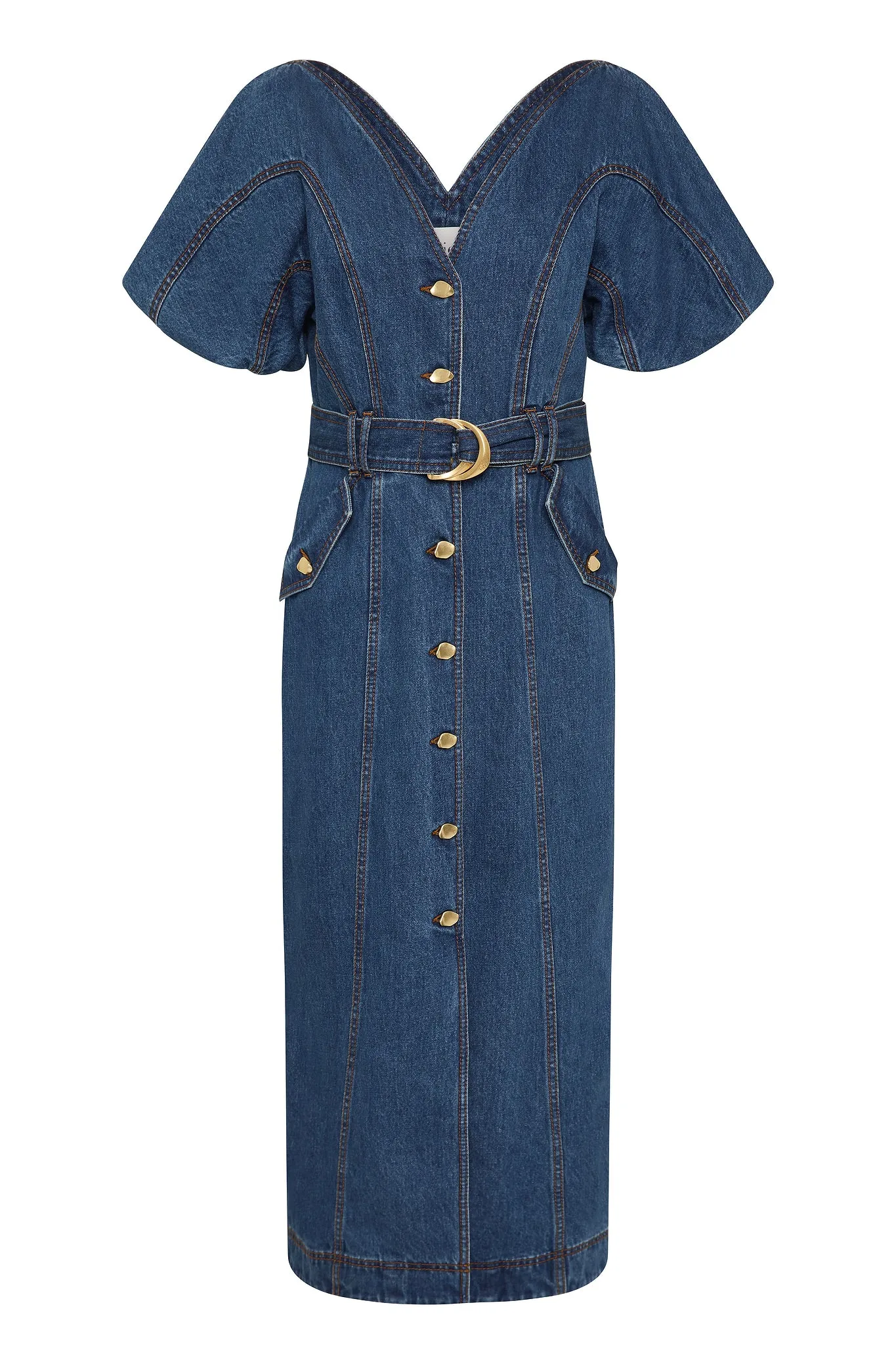 Harper Denim Midi Dress sold by Aje product image thumbnail 2