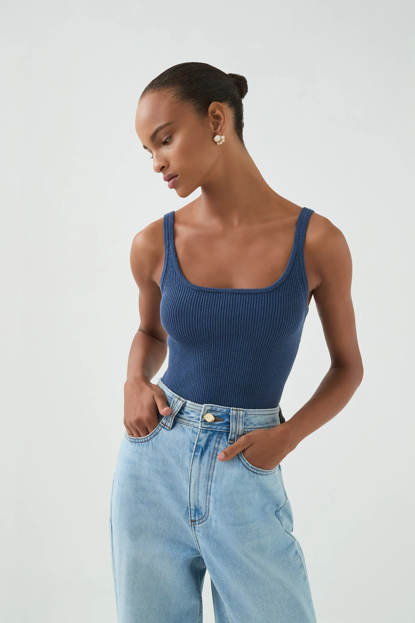 Emma Knit Tank sold by Aje