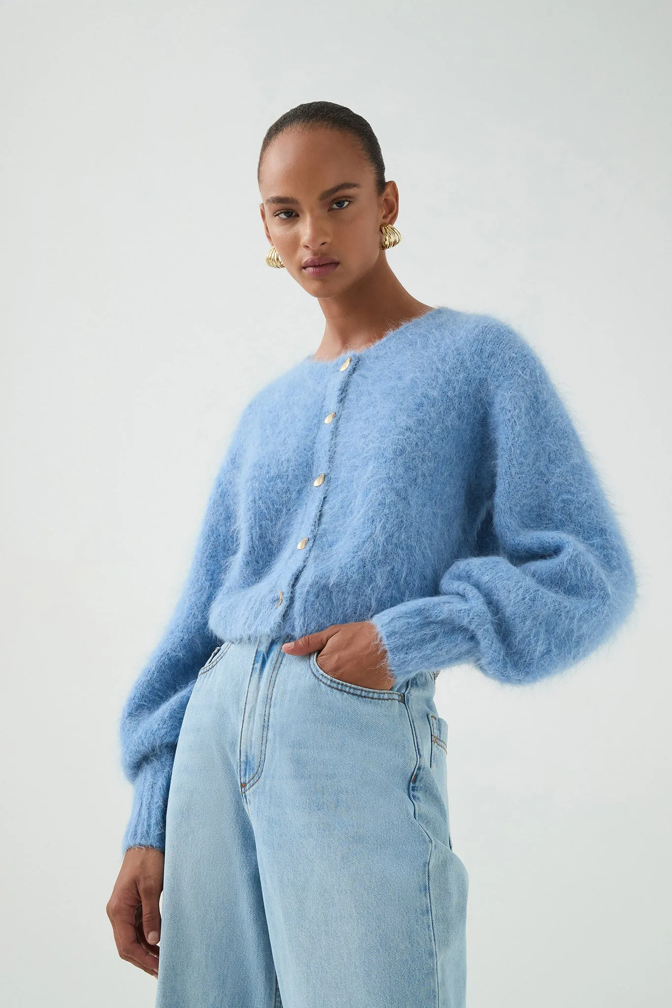 Celine Fluffy Cardigan sold by Aje product image thumbnail 3