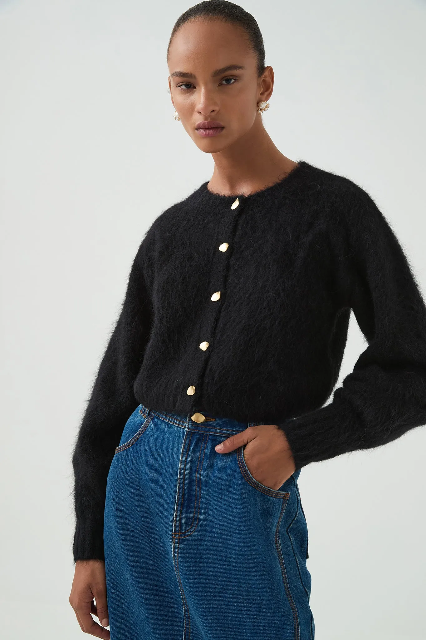 Celine Fluffy Cardigan sold by Aje product image thumbnail 3