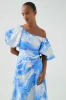 Cadence Ruched Midi Dress sold by Aje
