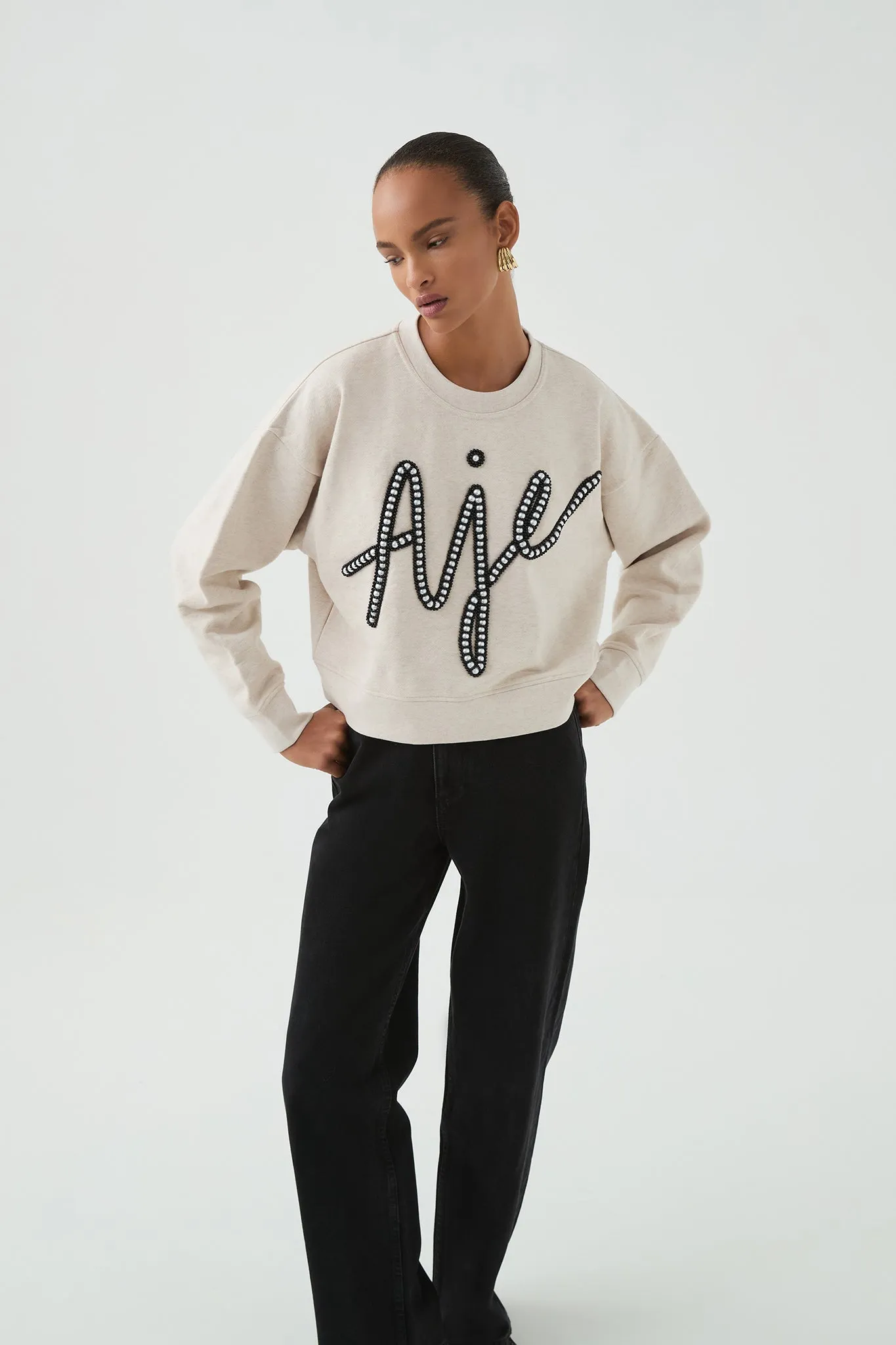Aviana Logo Sweater sold by Aje product image thumbnail 4