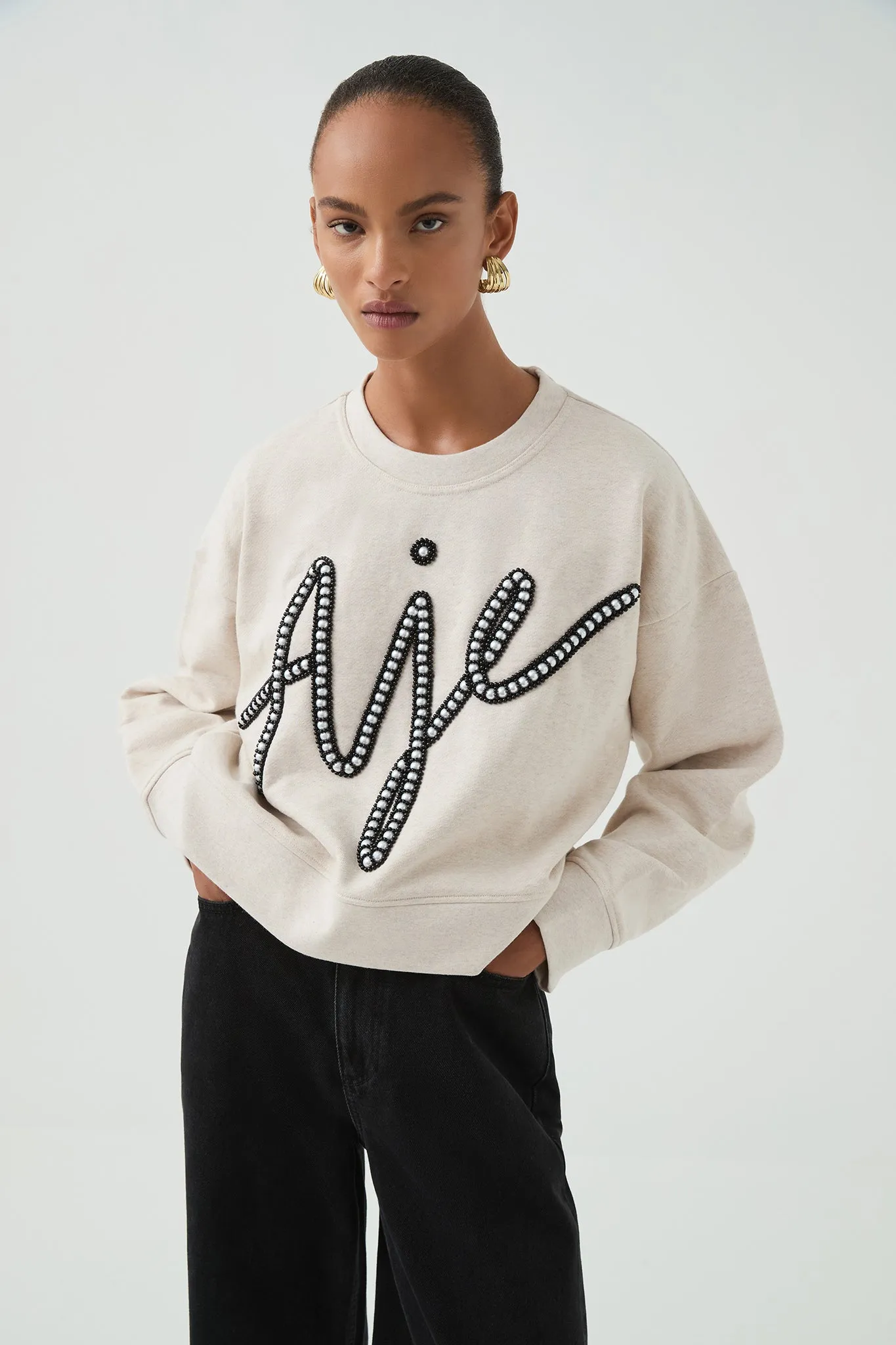 Aviana Logo Sweater sold by Aje