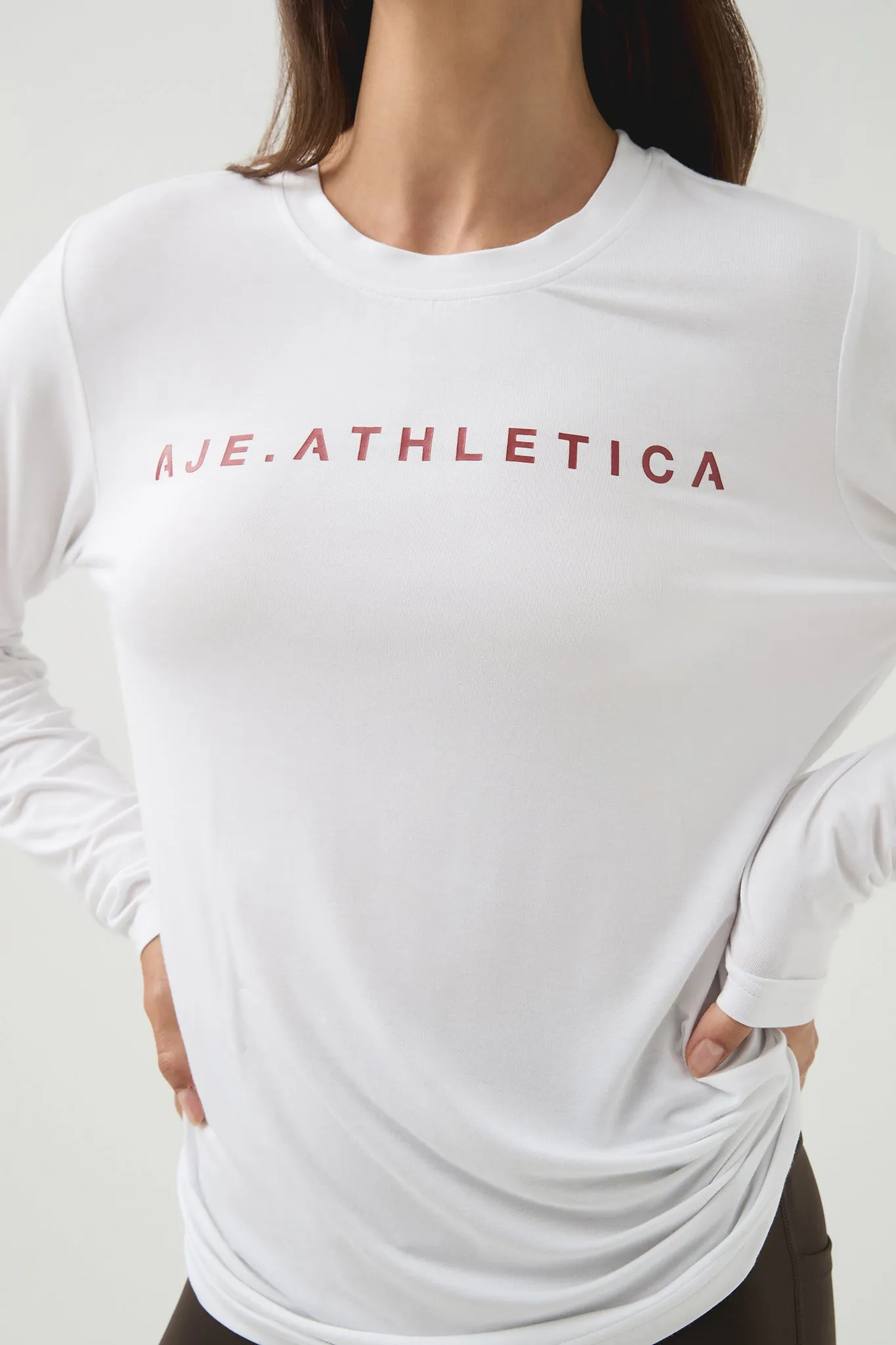 Jersey Long Sleeve Tee 130 sold by Aje product image thumbnail 5