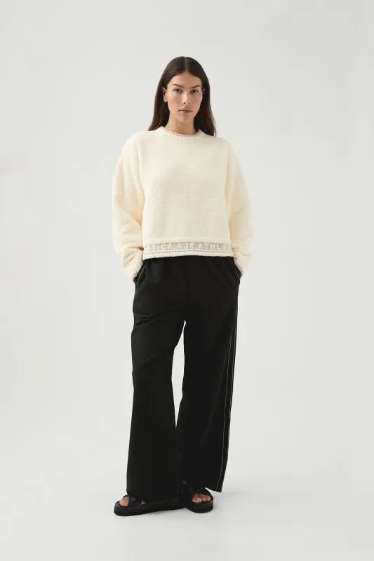 Textured Logo Knit Jumper 410 sold by Aje