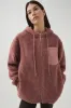 Hooded Sherpa Jacket 769 sold by Aje