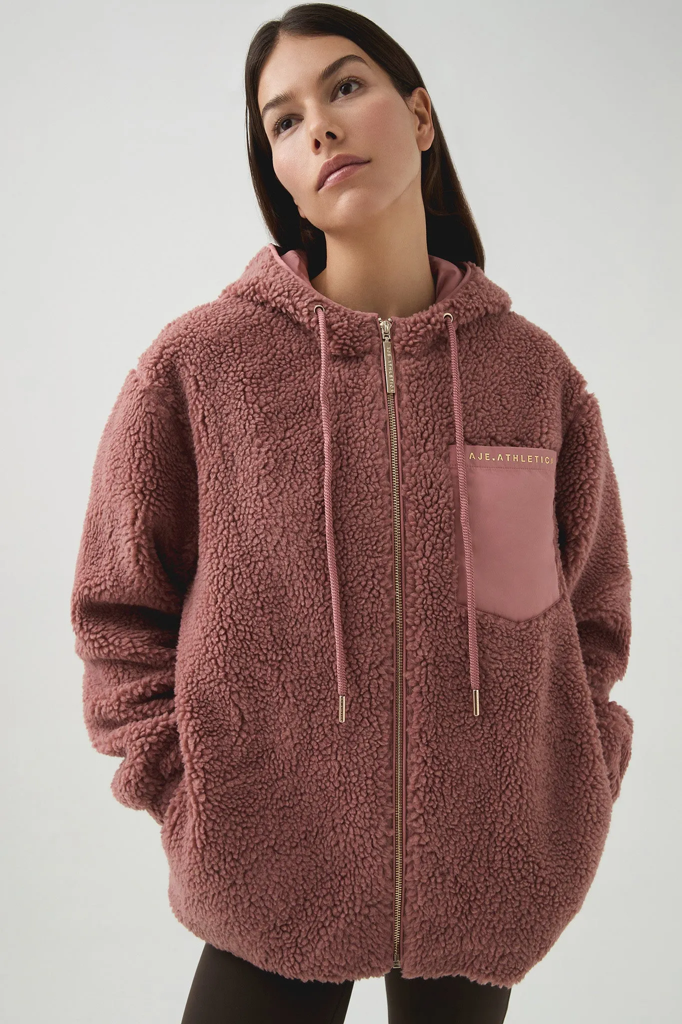 Hooded Sherpa Jacket 769 sold by Aje product image thumbnail 5