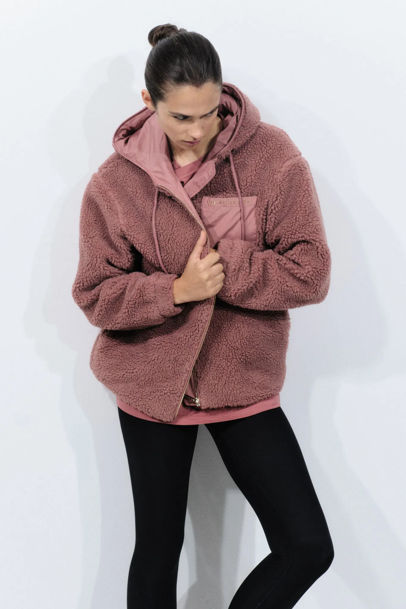 Hooded Sherpa Jacket 769 sold by Aje