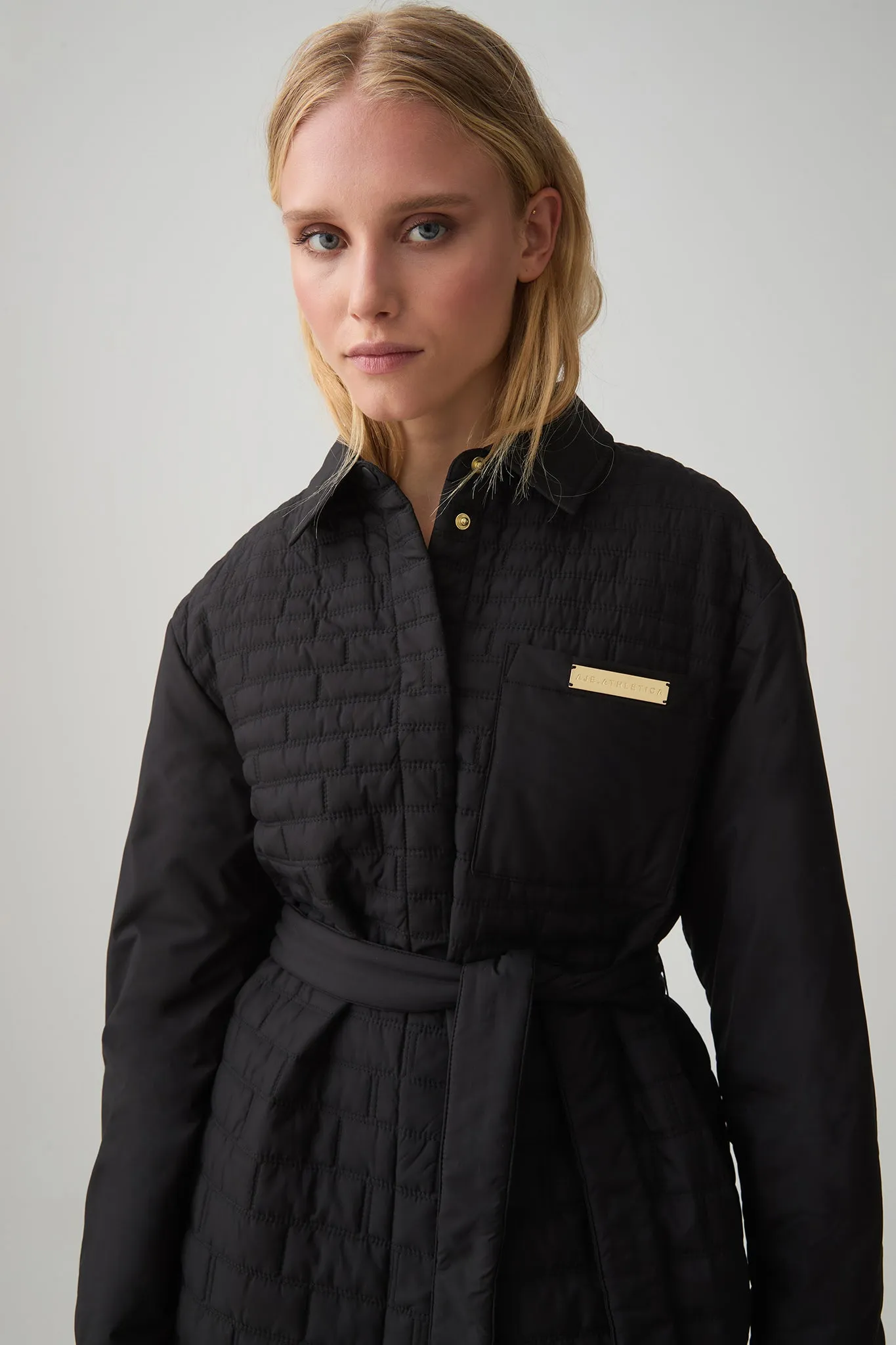 Belted Quilted Overshirt 421 sold by Aje product image thumbnail 3