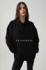 Logo Seamed Terry Hoodie 411 sold by Aje