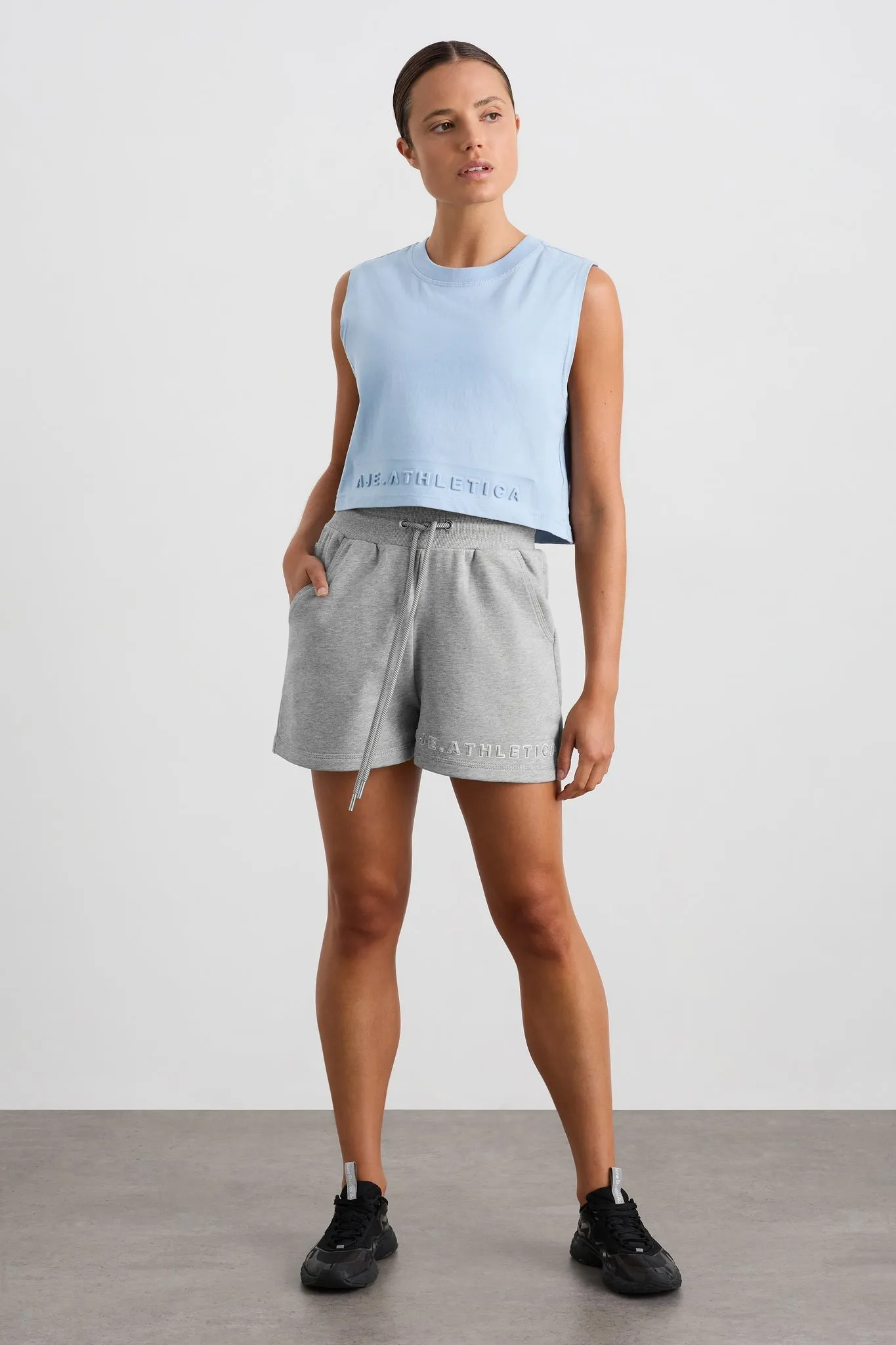 Cropped Logo Tank 106 sold by Aje