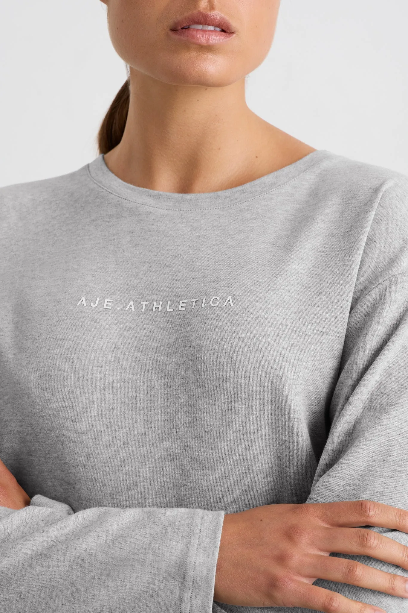 Keyhole Drawstring Long Sleeve Tee 149 sold by Aje product image thumbnail 4