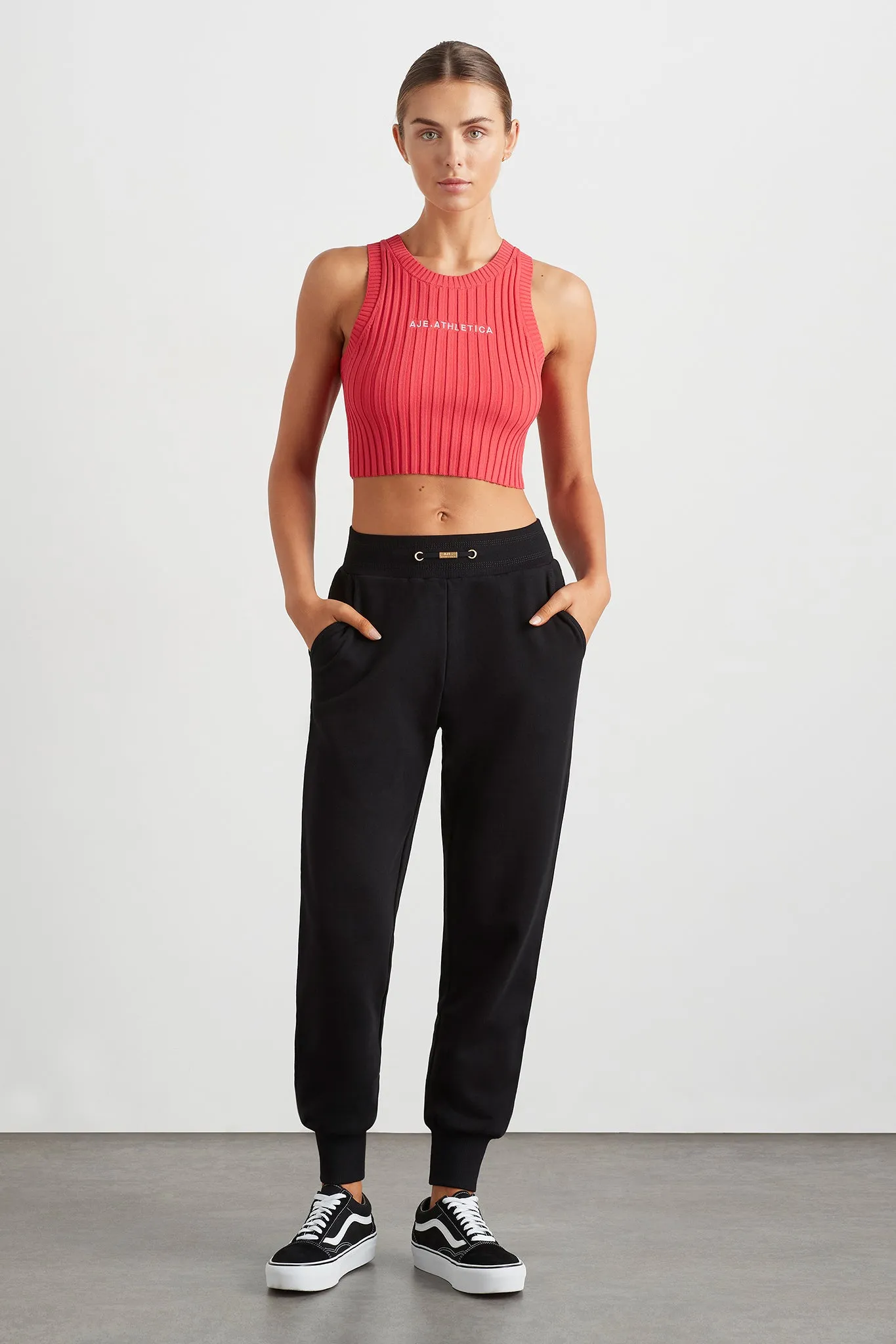 Cropped Knitted Logo Tank 135 sold by Aje product image thumbnail 3