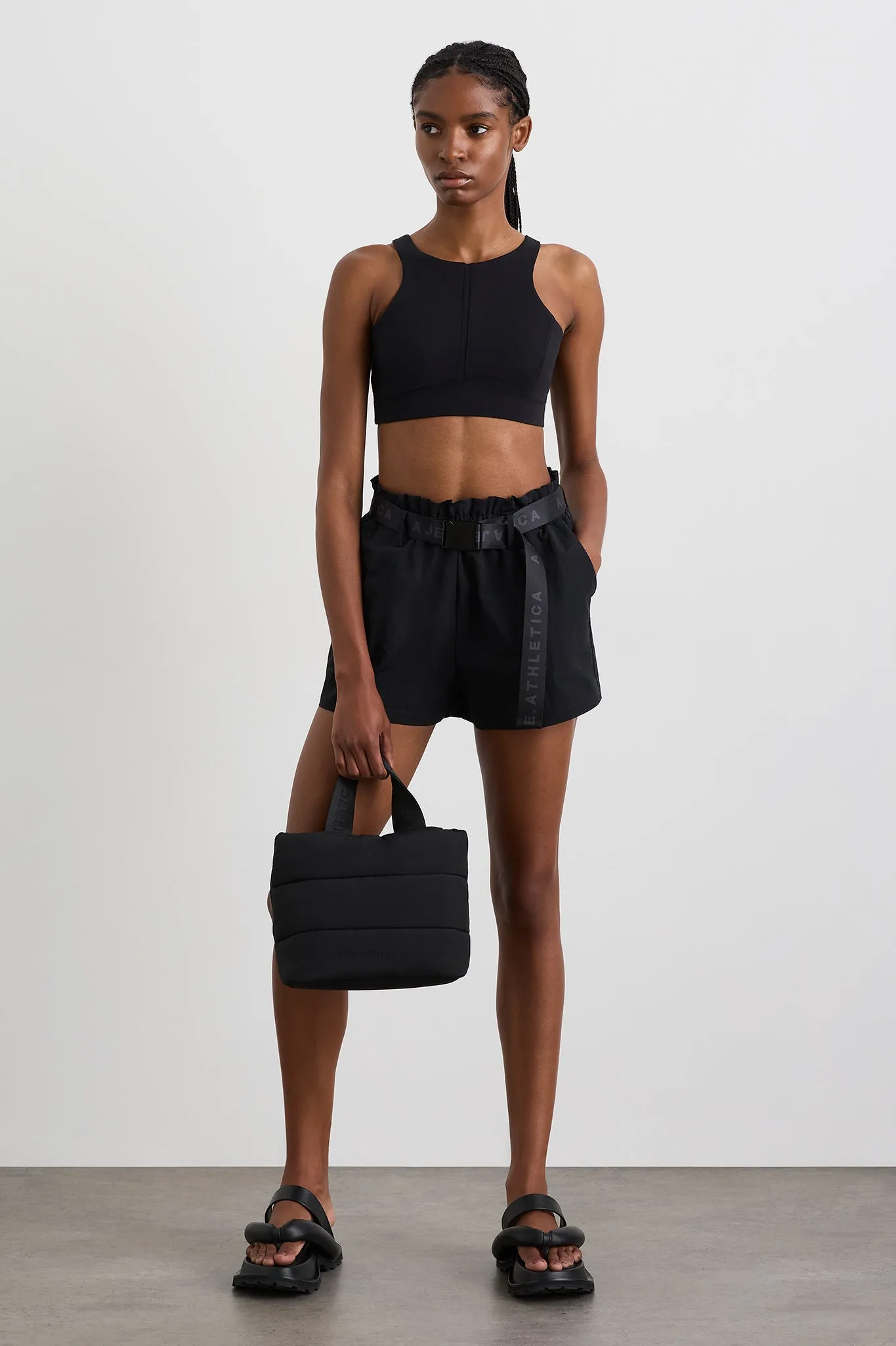 Paperbag Spray Shorts 365 sold by Aje