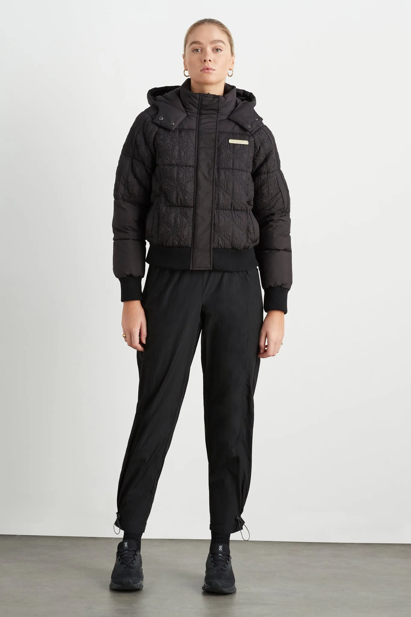 Quilted Geo Logo Puffer 724 sold by Aje product image thumbnail 3