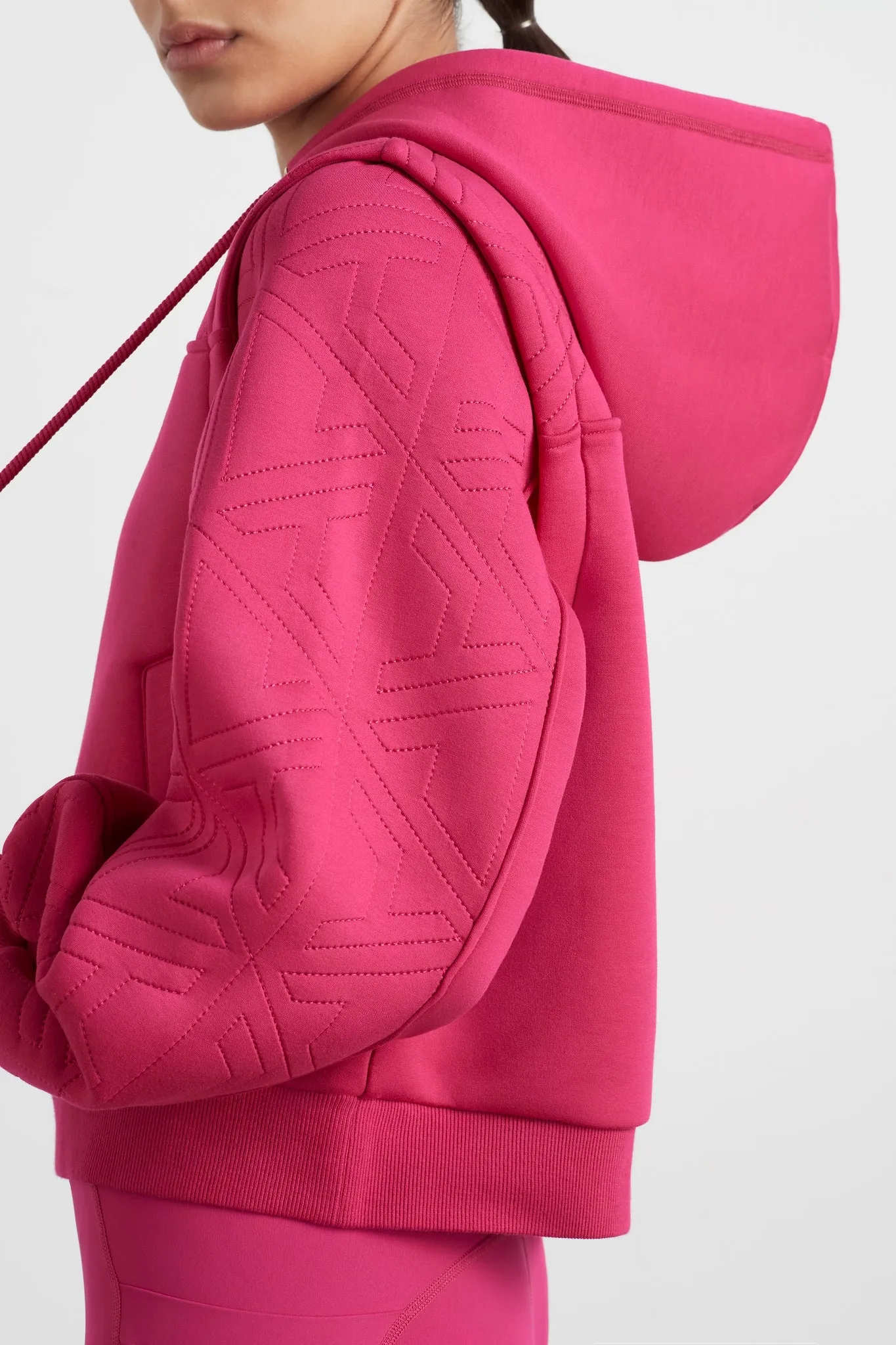 Quilted Logo Scuba Hoodie 418 sold by Aje product image thumbnail 5