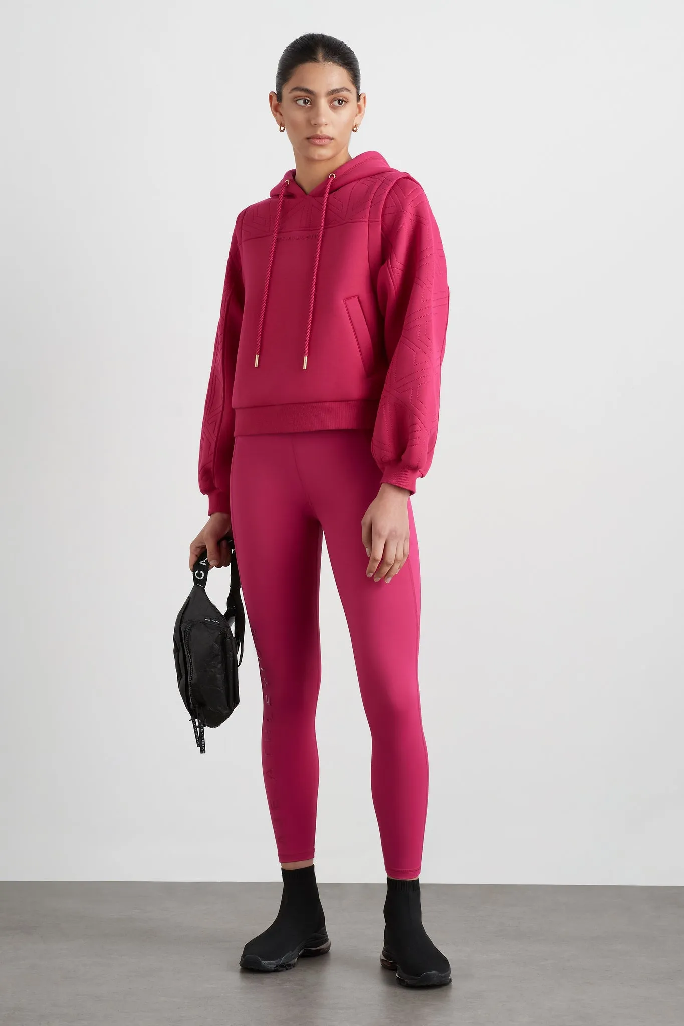 Quilted Logo Scuba Hoodie 418 sold by Aje product image thumbnail 4