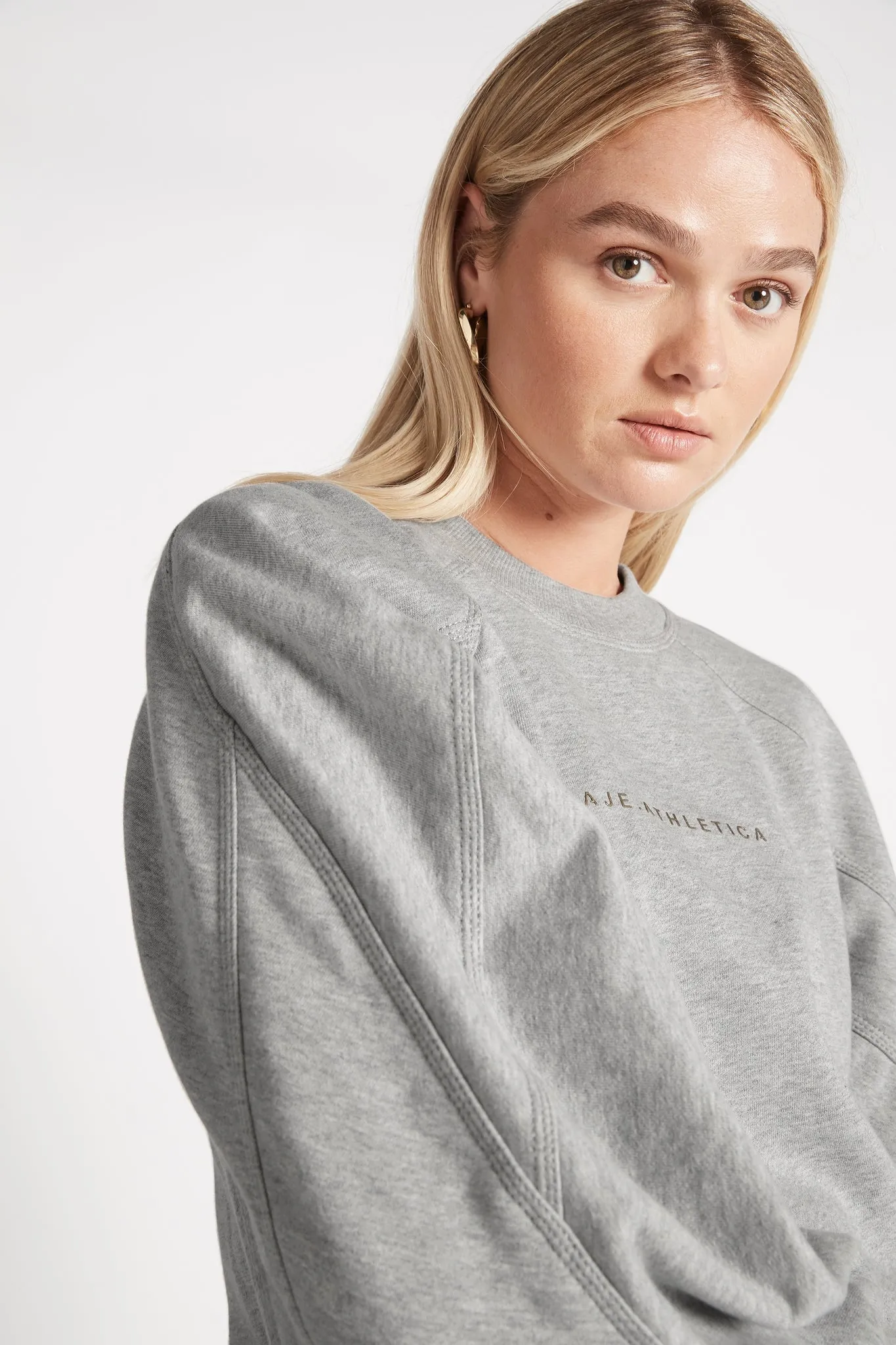 All Rounder Logo Crew Jumper 410 sold by Aje product image thumbnail 4