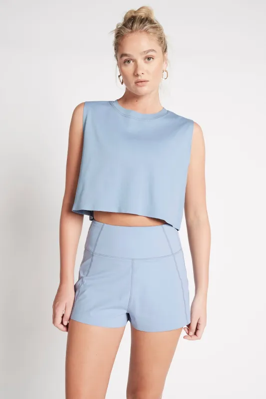 Cropped Embossed Signature Logo Tank 112 sold by Aje