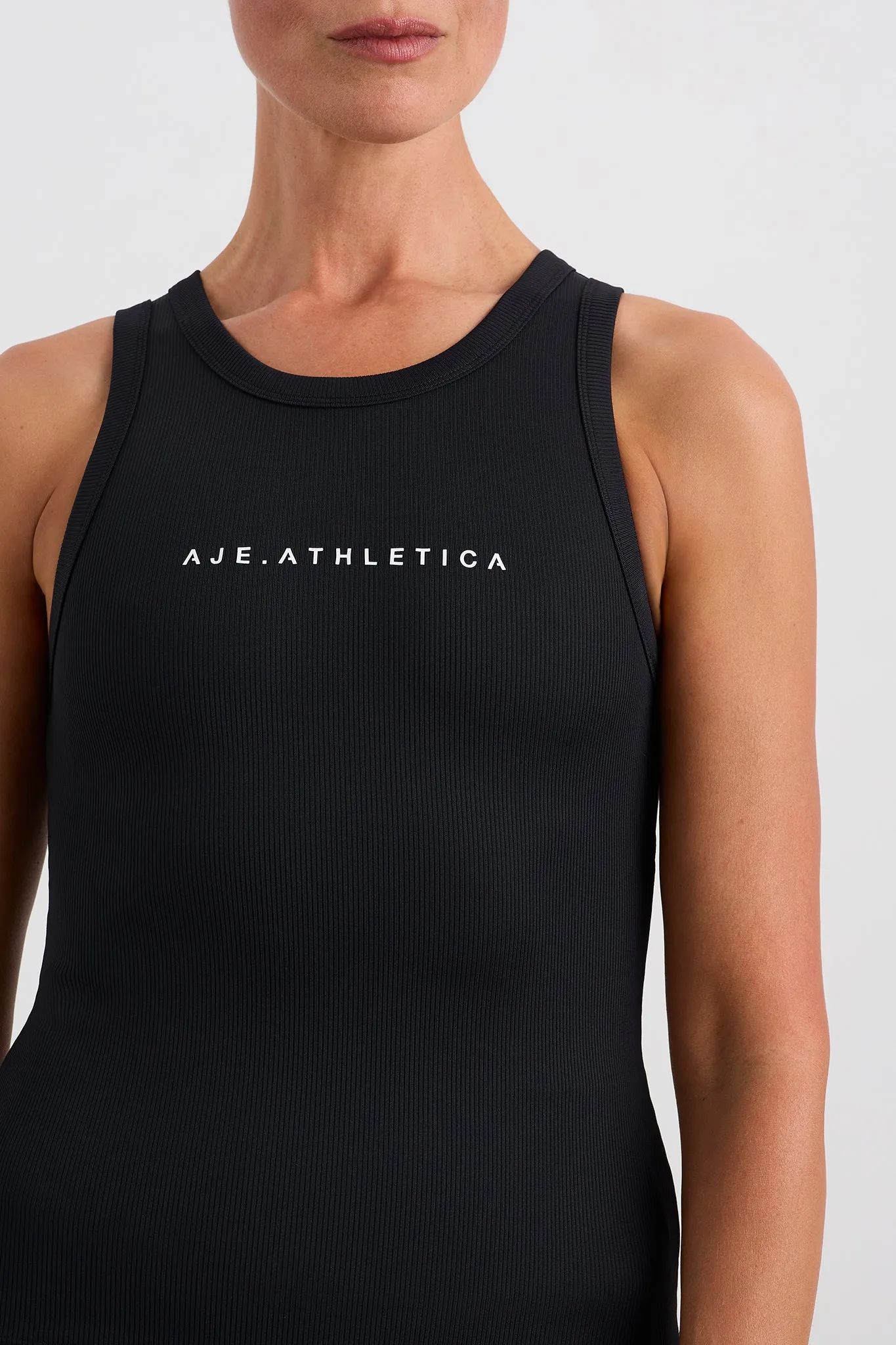 Ribbed Racer Singlet 810 sold by Aje product image thumbnail 4