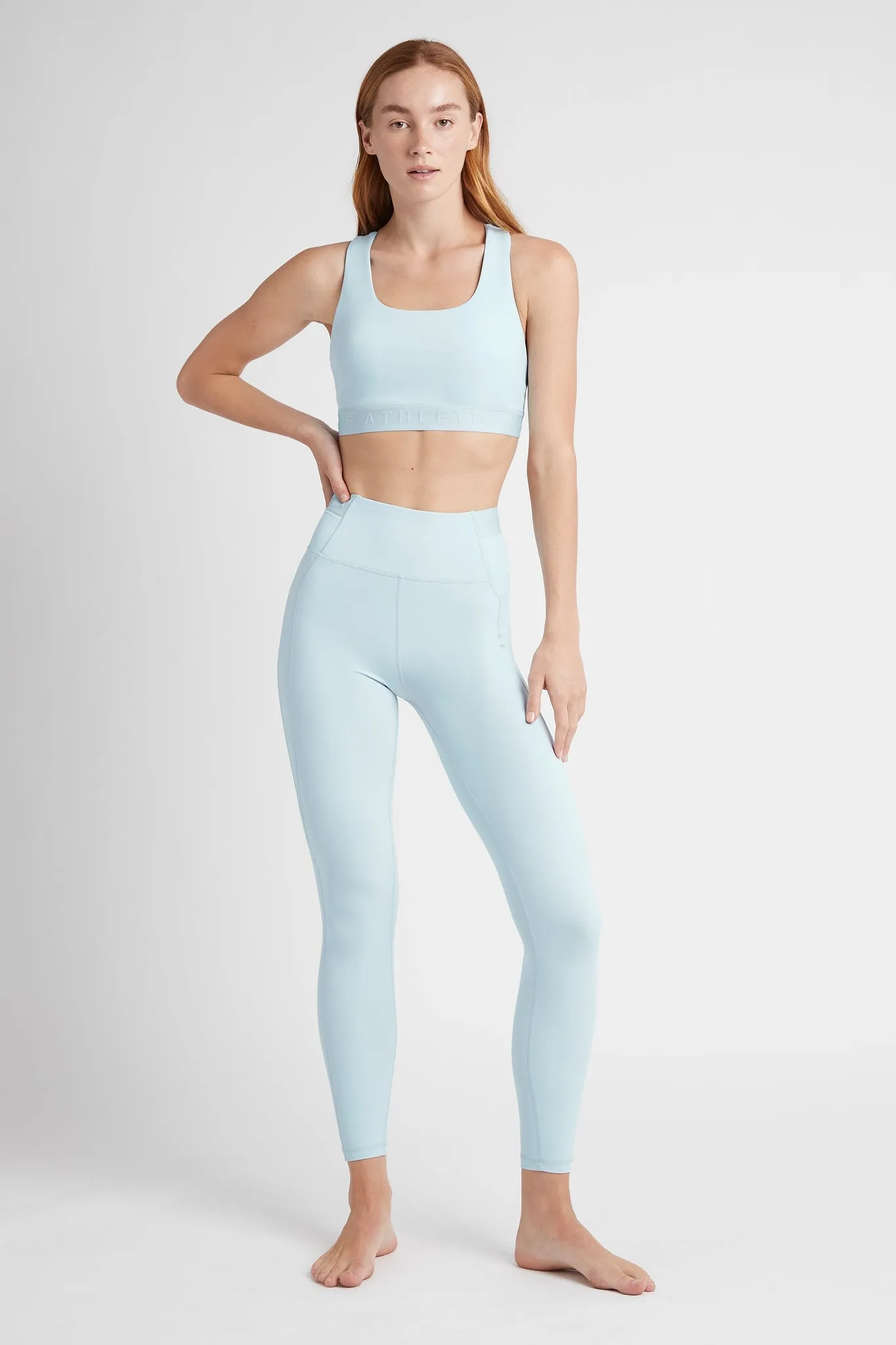 High Rise Logotape Legging 204 sold by Aje