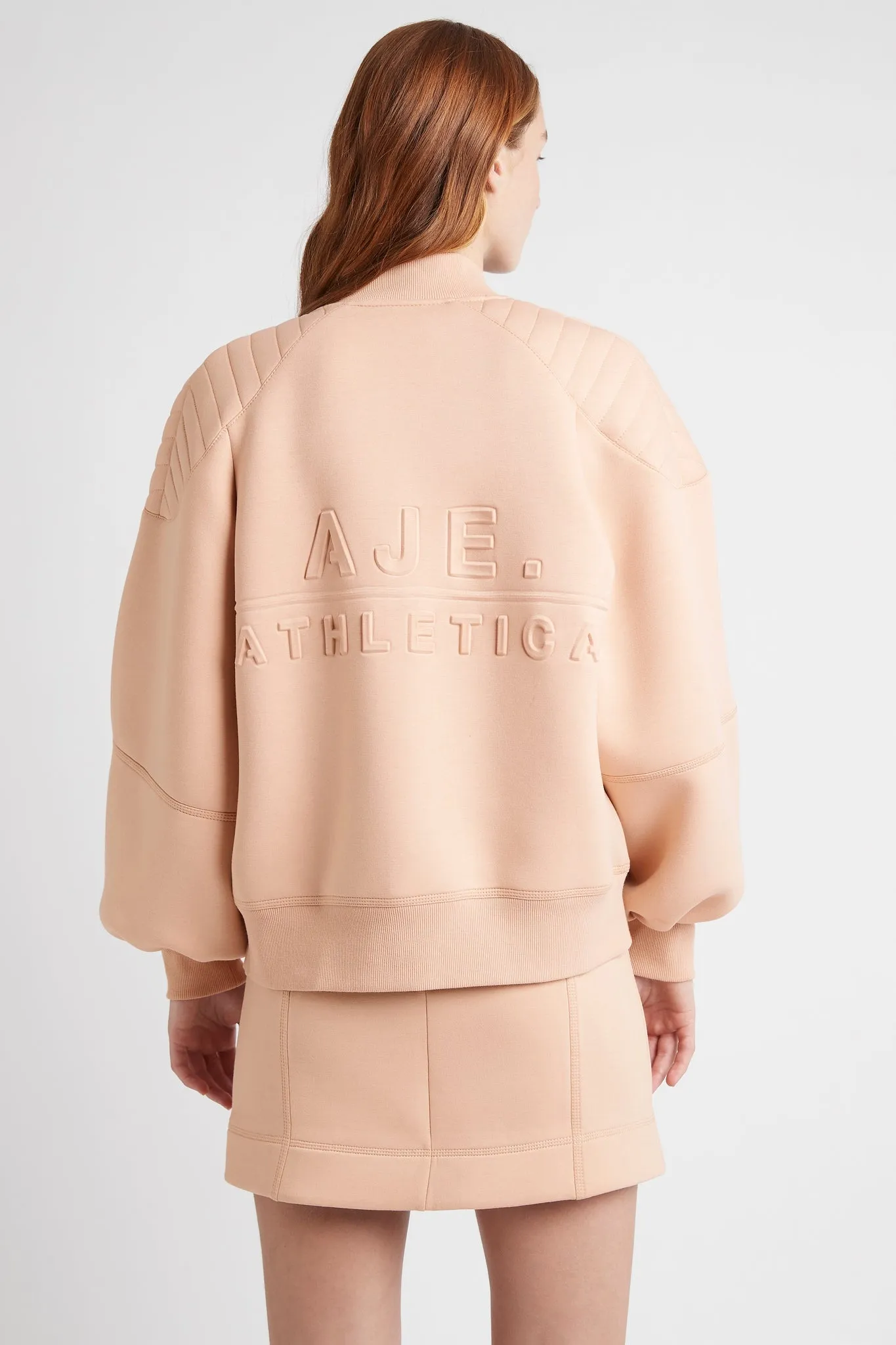 Classic Spacer Knit Bomber Jacket 704 sold by Aje product image thumbnail 5