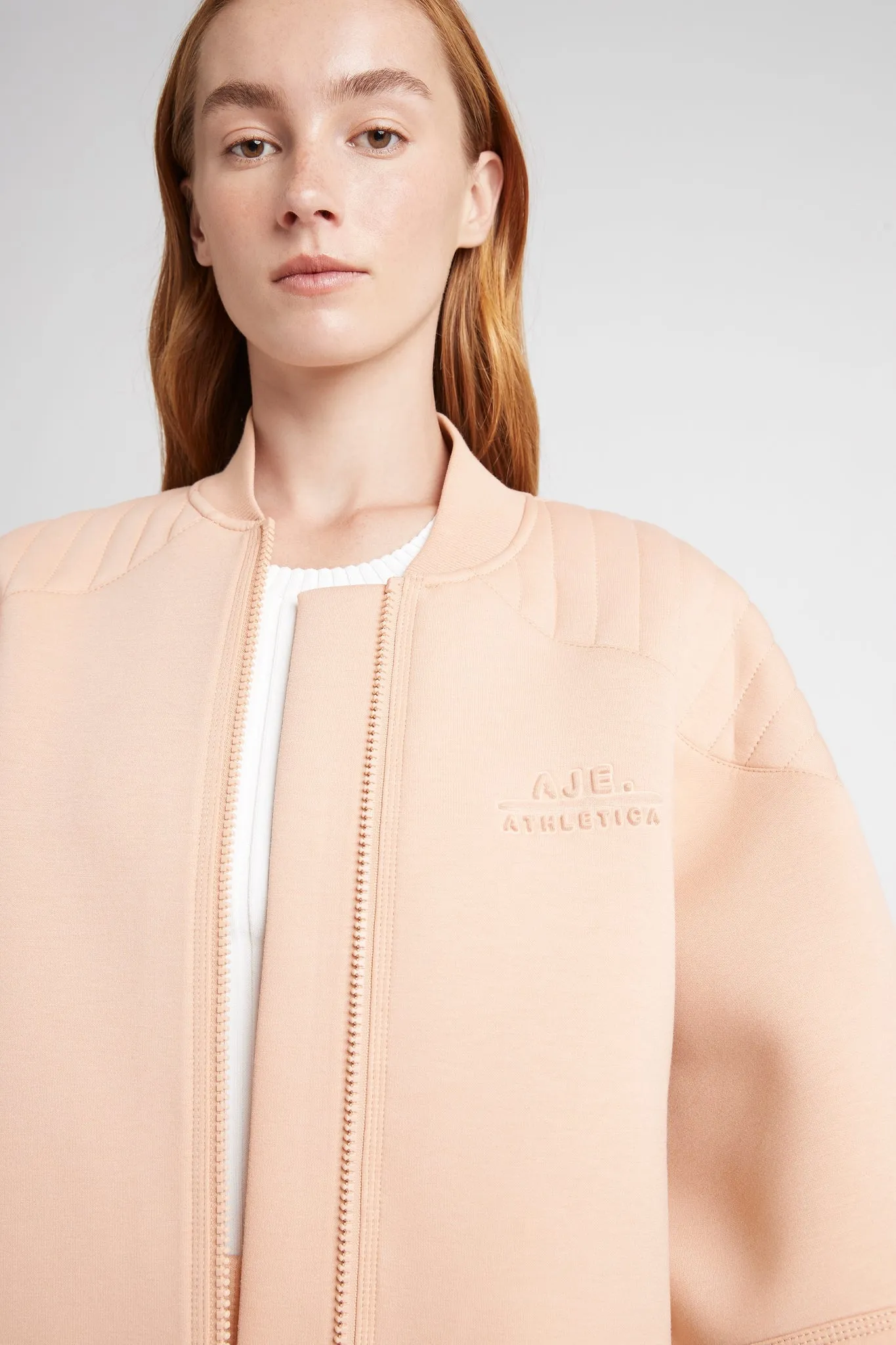 Classic Spacer Knit Bomber Jacket 704 sold by Aje product image thumbnail 4