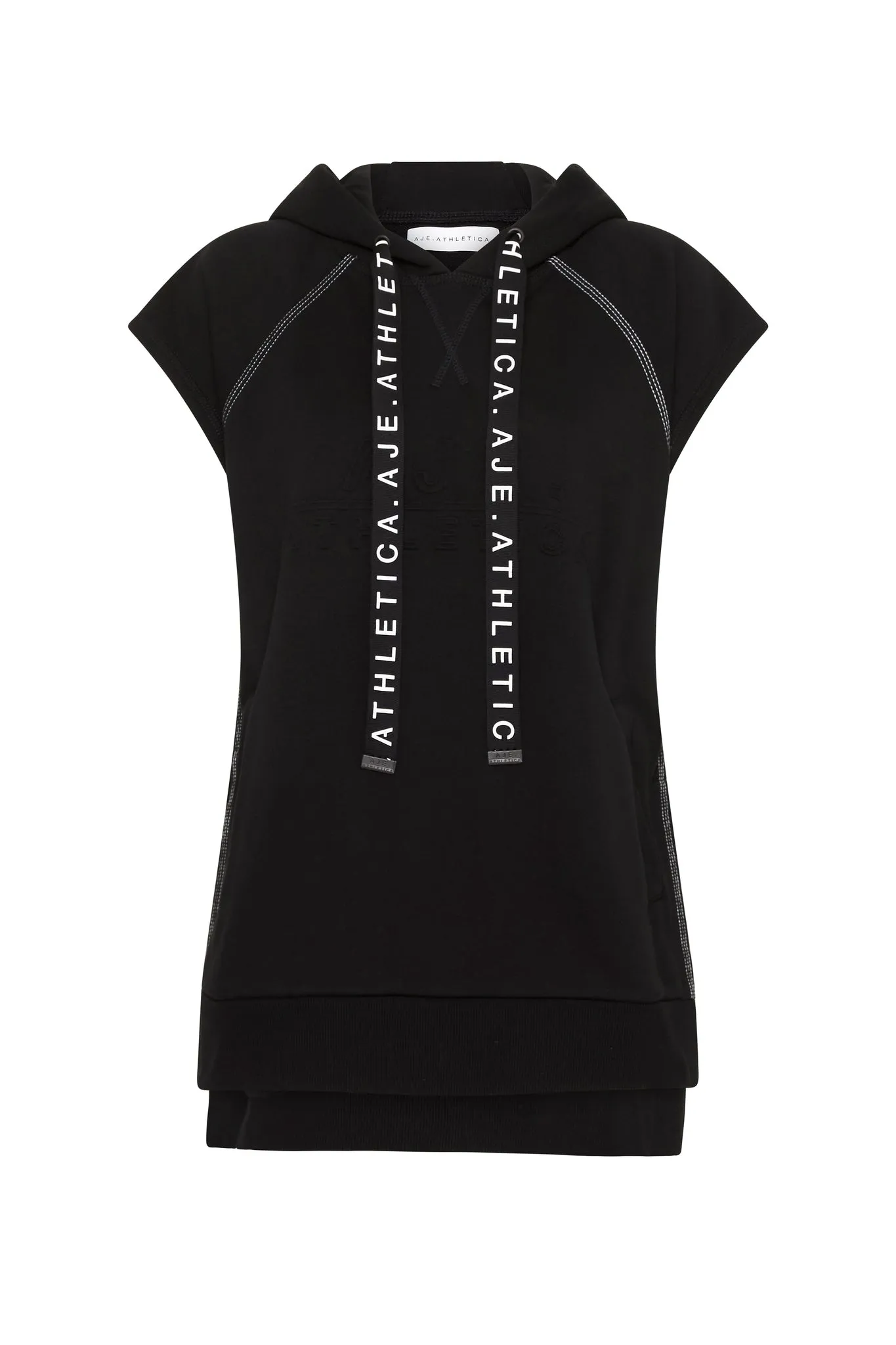 Classic Longline Short Sleeve Hoodie 404 sold by Aje product image thumbnail 2