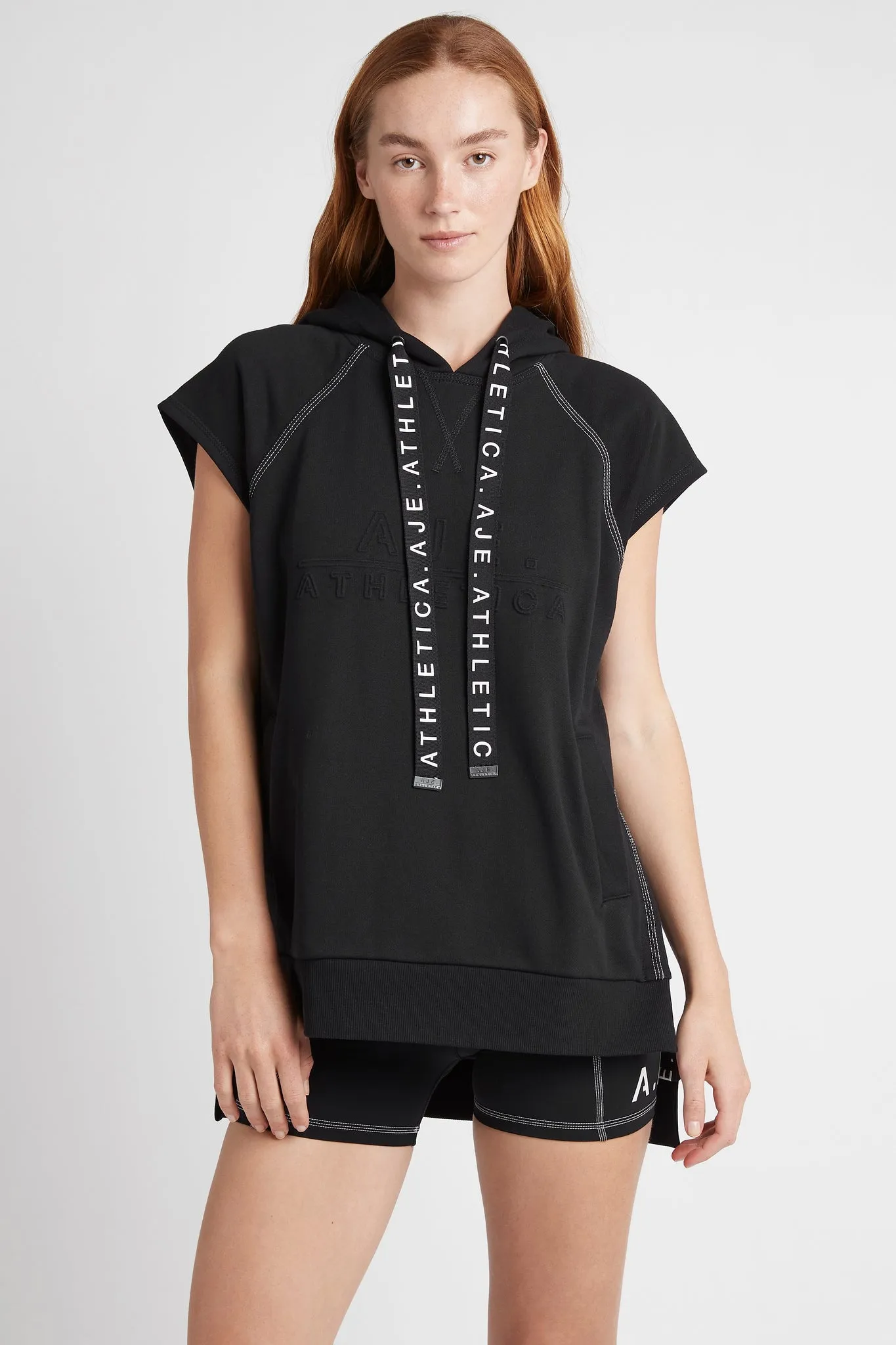 Classic Longline Short Sleeve Hoodie 404 sold by Aje product image thumbnail 3