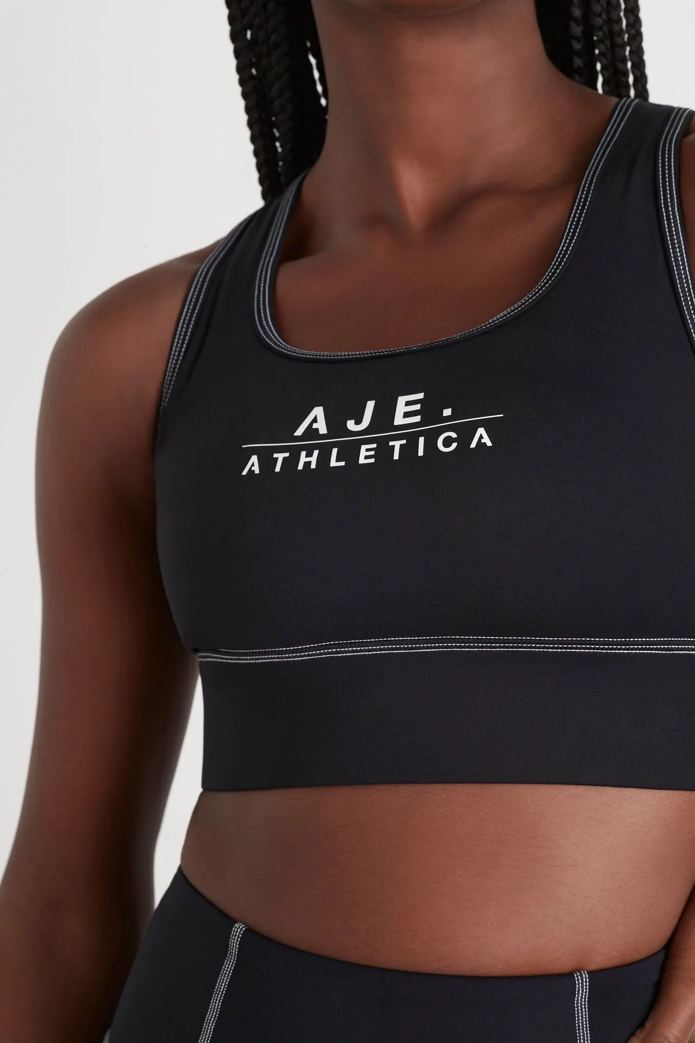 Classic Logo Racerback Sports Bra 304 sold by Aje product image thumbnail 4