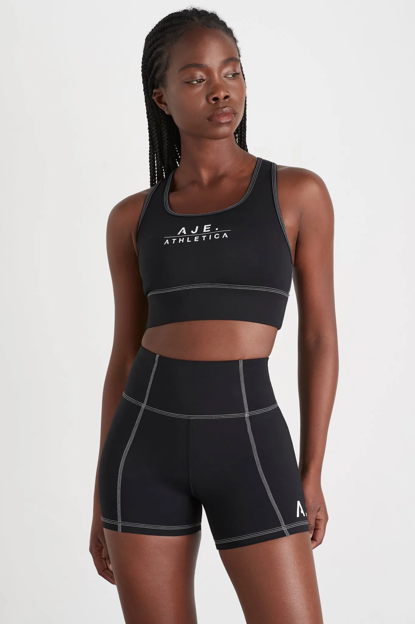 Classic Logo Racerback Sports Bra 304 sold by Aje