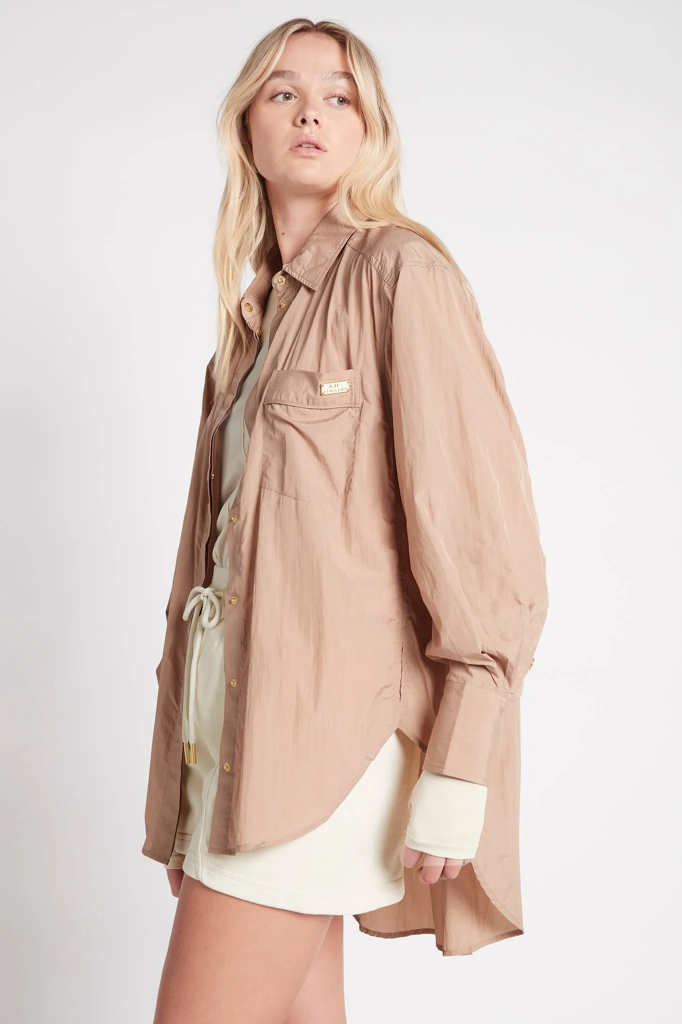 Side Split Windbreaker Shirt 406 sold by Aje product image thumbnail 4