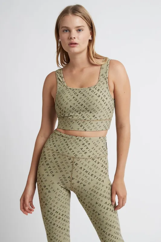 Monogram Sports Bra 311 sold by Aje