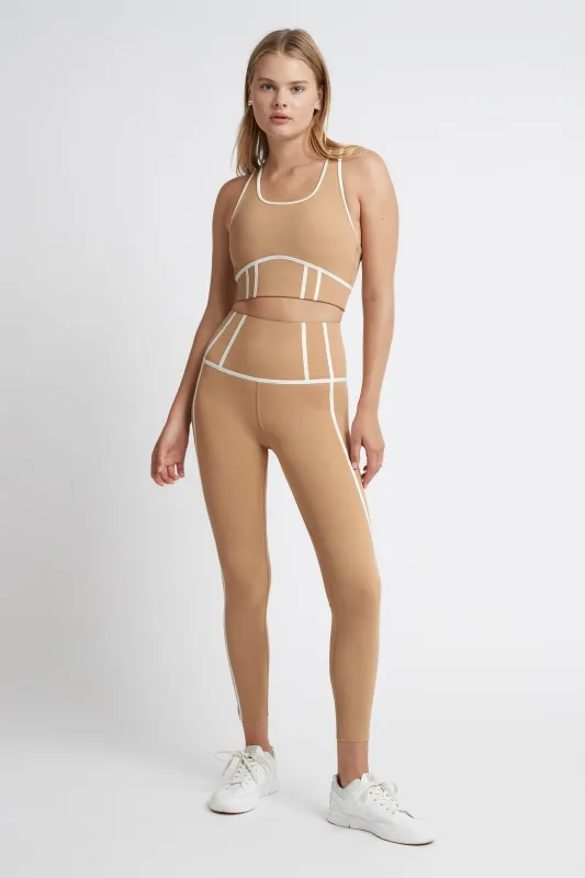 High Rise Full Length Bonded Seam Legging 209 sold by Aje